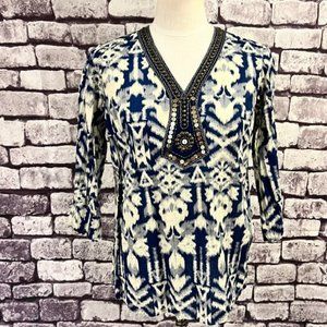 Dressbarn 3/4 Sleeve Blouse Size Small